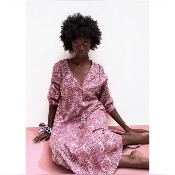 PAISLEY PRINT DRESS
PINK - REF. 5598/058 - Picture 9 of 16